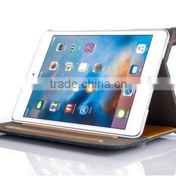 Fashion Jeans Cloth Leather Tablet Case Mobile Phone Case for Apple IPhone/ IPad Air/iPad 5 photo-2