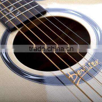 41 Inch Natural Spruce Acoustic Guitar Manufacturer photo-4