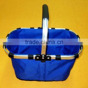 Folding shopping basket/collapsible picnic baskets for sales