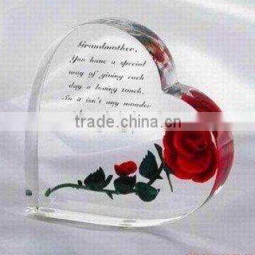 #CW-01,crystal wedding gifts,crystal heart-shaped gifts