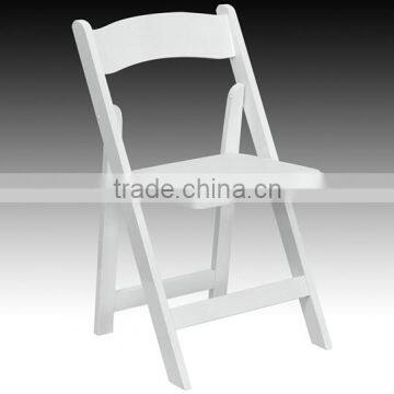 High Quality White Wedding Folding Wooden Chair