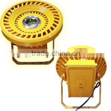 120w orange color round gas station led canopy lights