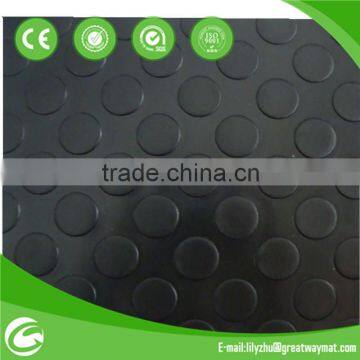 PVC coin anti fatigue floor vinyl gym mats