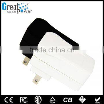 Certificated usb power adapter 220v 230v to 5V 1A 2A