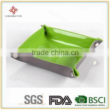 Promotional 6 colors pvc/plastic packing tray