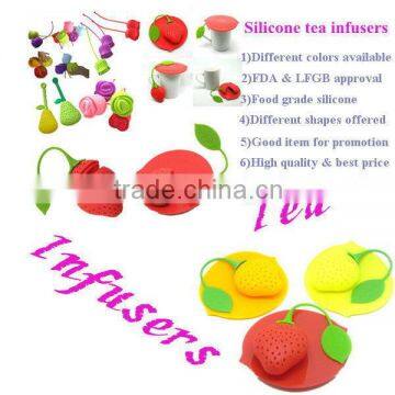 Excellent quality hot selling silicone tea dipper infusers