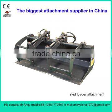 skid steer loader attachments grapple bucket