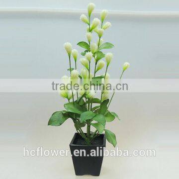Artificial Beauty Plastic Potted Small Plants for Home Decorating