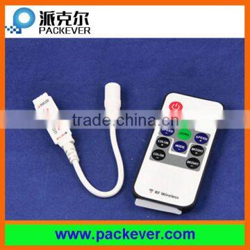 DC 5V-24V input 12A output 10 keys RF remote mini rgb LED controller/dimmer