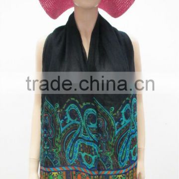 Exotic style scarf,Printed polyester scarf,Fashion accessories