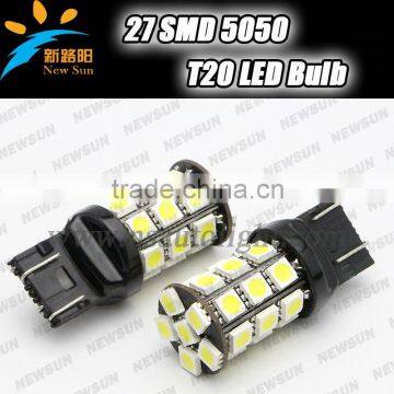 T20 Led Canbus Auto Bulbs 7443 W21-5W Car side light 27SMD 5050 510lumen High brightness Car Tail Parking Light