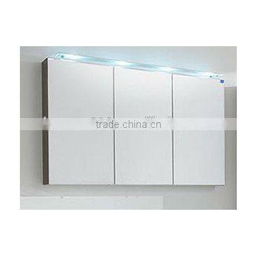 Hotel Backlit Cabinet with Light with soft close double sided mirror doors