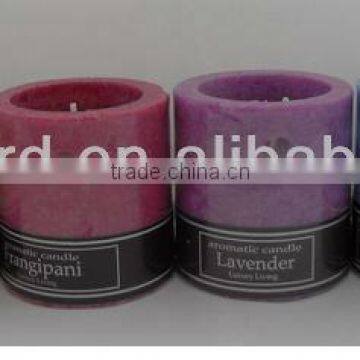 2013 latest design, plant aroma pillar candle