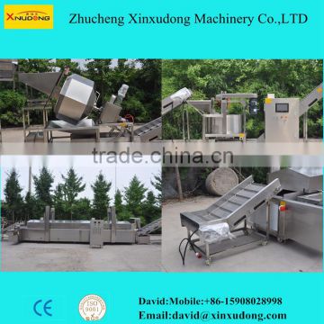 peanut frying processing machine production line