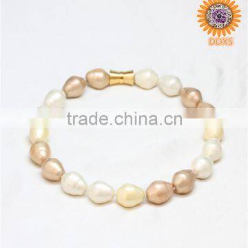 AAAA+ drop mix pink inexpensive south sea shell pearl necklaces