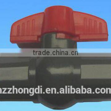 black colour plastic pvc ball valve