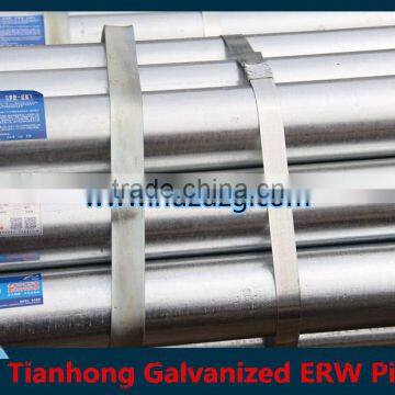 Secondary or Not Secondary Galvanized Round Hollow Section Mild Steel Pipe