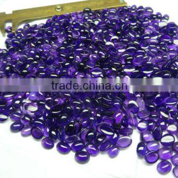 African Amethyst Gem Stone 6x8 Natural Amethyst Cabs