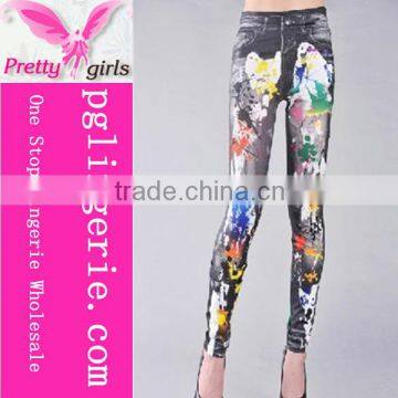 Women Printed Leggings 2016 Tight Sexy Mature Women Leggings