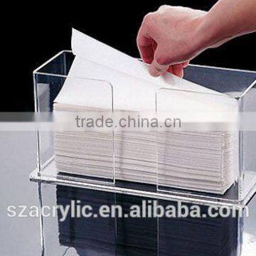 clear acrylic tissue paper tray box