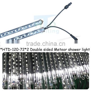 factory price 3D dmx 5050 rgb led Christmas metero colorful falling star lighting tube for light club DJ bar