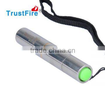 Mini Flashlight TrustFire TR-F23 CREE XP-E Q3 Led Light Stainless Steel Rechargeable & Waterproof Flashlight(1*AAA/10440) photo-2
