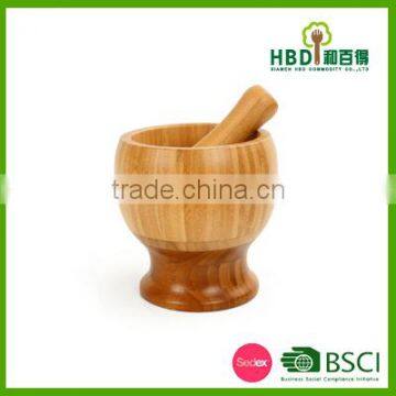 Bamboo /wooden Garlic Masher/Masher With Sticker
