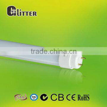 IP65 Freezer T8 Led tube 1.2m 4ft 16W 100lm/W with rotary and lockable ends CE RoHS TUV SAA C-tick CB