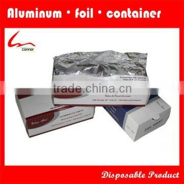 Recyclable Household Durable 12"x10.75" Aluminum Foil Pop-Up Sheets 500 Pack