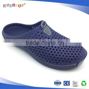China wholesale eva material small hole old navy men clog slippers