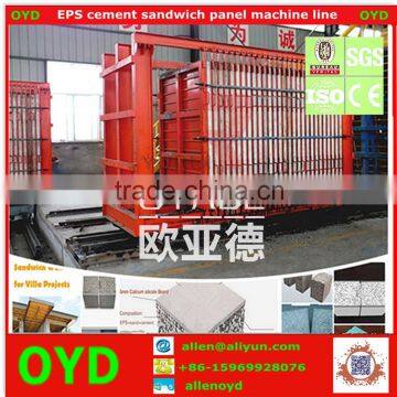 EPS sandwich panel machine for making eps sandwich panels