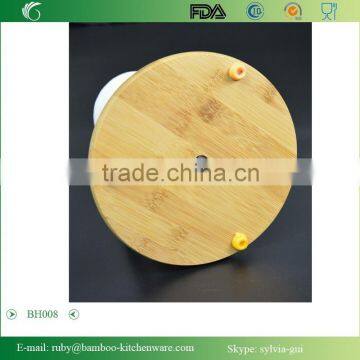 BH008/Bamboo Collection Standing Paper Towel Holder photo-3