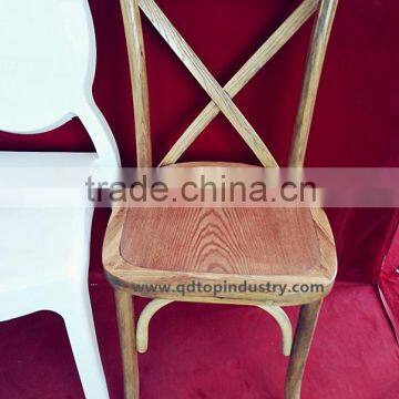 Standard Wood Cross Back Chair