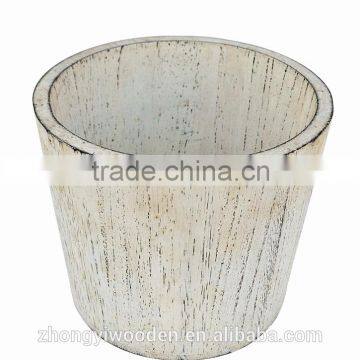 2015 year china suppliers FSC new design OEM wood bucket for made in china