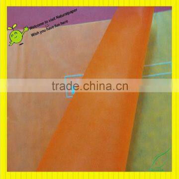 orange color glassine paper for food supplied by chinese factories