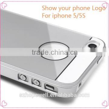 High quality transparent hard back case cover for iphone 5 / 5S Case