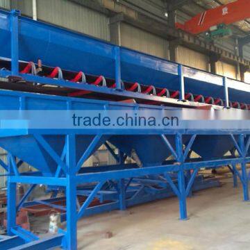 small investment with large feed back aggregates batching machine PL800 used in concrete mixing station