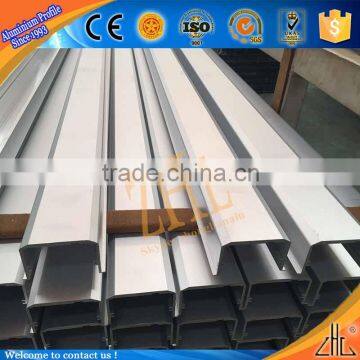 Hot OEM u shape aluminum extrusion profiles, 140*30 mm c u shape aluminum profile, aodized sliver aluminium u shaped