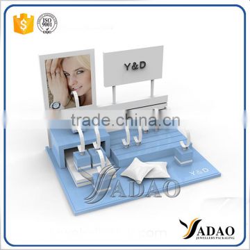 Wholesale floor stands high lacquer display rack with customized professional factory export