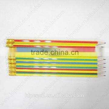 7 Inch hb Pencil Set With Eraser and Colorful on Pencil Barrel photo-2