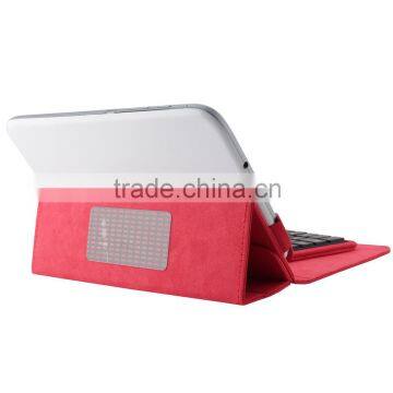 Red Universal Leather Case Flip Cover for 7 Inch Tablet Pu Stand Leather Keybord Case photo-2
