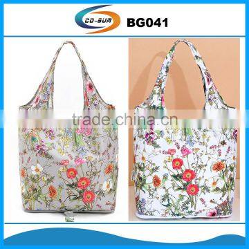 waterproof nylon foldable shopping bag