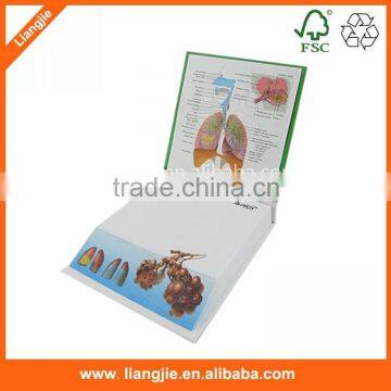 3D Die-cut Diagaonal Memo Pad With Side Custom Printing for Gift photo-4