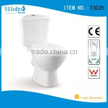 T3025 Bathroom sanitary ware two piece toilet