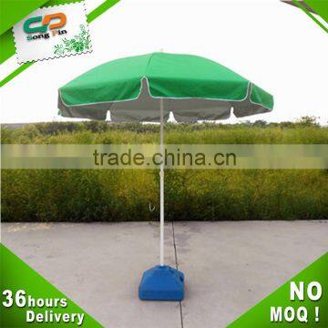 Patio sunproof advertising garden umbrella with silver glue coated for outdoor use