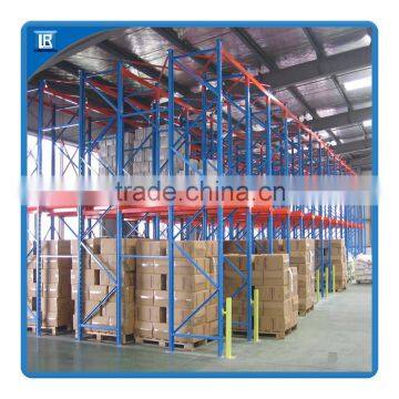 Steel storage racks drive in racking system