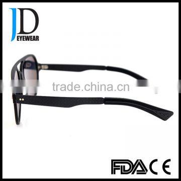 Custom Made Fashion Design OEM Brand Vintage Carbon Fiber Sunglasses