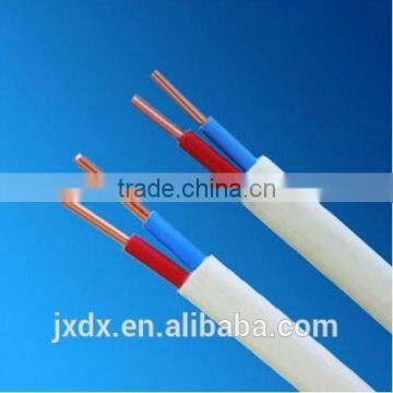 factory for sale cheap price BVVB flat cable wireswith pvc insulated&sheathed