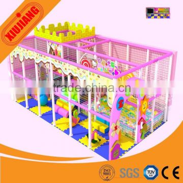 Galvanized Pipe Material Indoor Playground Equipment For Sale