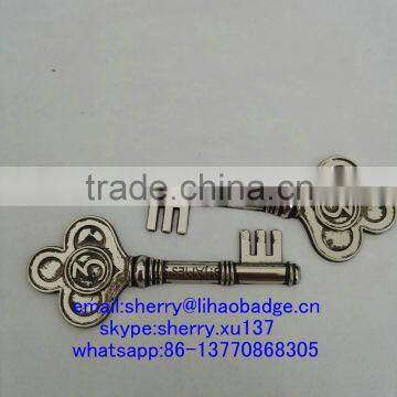 Metal Antique Key Shaped Key Chain,metal Key Tag photo-5